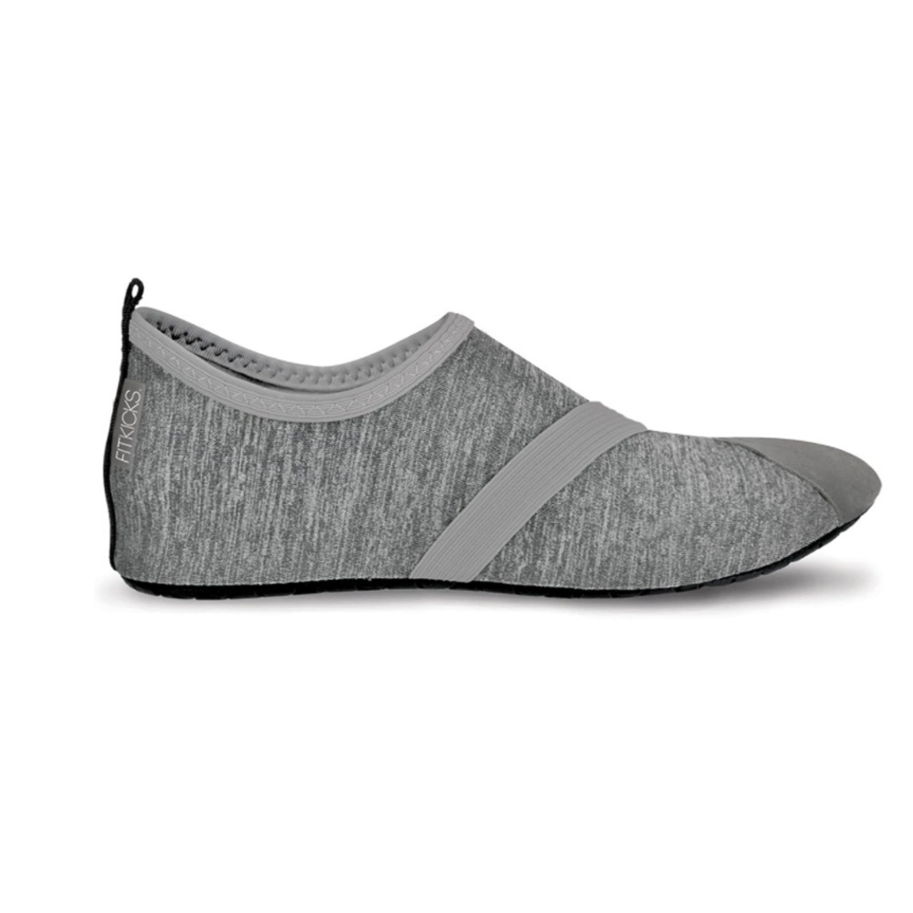 FITKICKS FOLDABLE WATER, ACTIVE FOOTWEAR- GREY SIZE L 8.5/9.5 (NEW WITH TAGS)